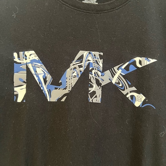 MICHAEL KORS MENS  BLACK TEE SIZE S - Picture 3 of 10